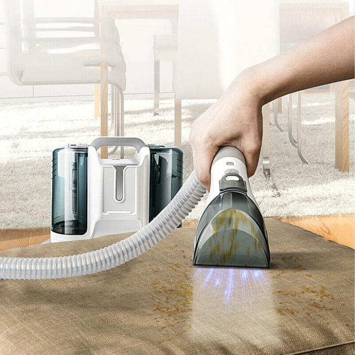 Aspirator portabil pentru covoare si tapiterie 450W VarioShop®, putere de aspirare 11 kPa, rezervor dublu, perii universale, ideal pentru curatarea casei si a masinii [8]