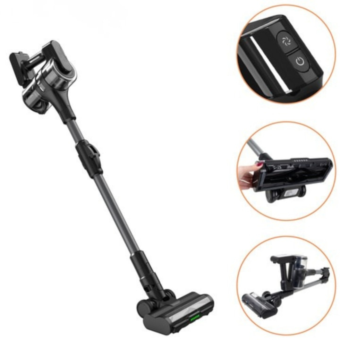 Aspirator Vertical Fara Fir VarioShop®, 400W, Motor BLDC, Autonomie Extinsa 52 de Minute, Putere Reglabila 10/20/35 kPa, Perie Mare cu LED, Tub Pliabil din Aluminiu, Filtru HEPA Lavabil [6]