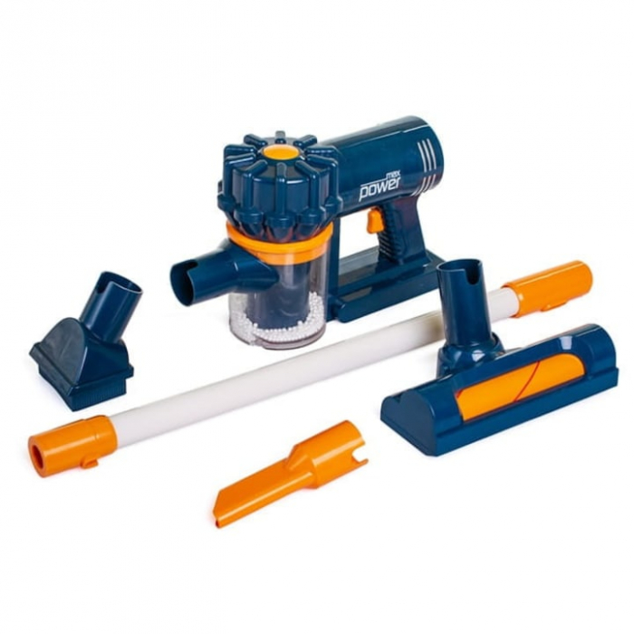 Aspirator Vertical pentru Copii VarioShop®, 3 Accesorii Interschimbabile, Sunet de Aspirare, Alimentare Baterii, Invatare prin Joaca, 3+, Multicolor [16]