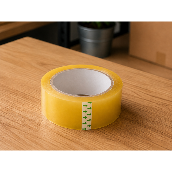 Banda adeziva transparenta VarioShop®, tip scotch, pentru ambalaje, colete si transport, 46 mm x 200 m [7]