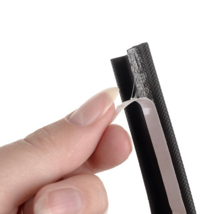 Banda de etansare pentru ferestre si usi VarioShop®, garnitura autoadeziva universala, 4 m, izolatie termica si fonetica, rezistenta la umiditate, Negru [11]