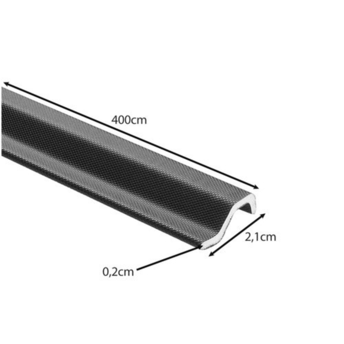 Banda de etansare pentru ferestre si usi VarioShop®, garnitura autoadeziva universala, 4 m, izolatie termica si fonetica, rezistenta la umiditate, Negru [4]