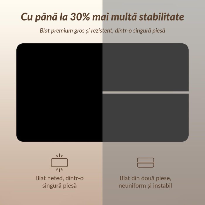Birou electric reglabil VarioShop®, inaltime 73–120 cm, doua motoare, 3 pozitii memorabile, afisaj LED, sistem anticoliziune, blat dintr-o singura bucata, 120x60 cm, negru [10]