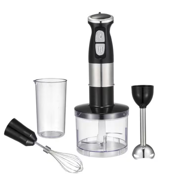 Blender vertical 4 in 1 VarioShop®, 500W, mixer multifunctional cu tocator, tel si cana 600 ml, lame inox, 2 viteze, design compact pentru bucatarie [6]