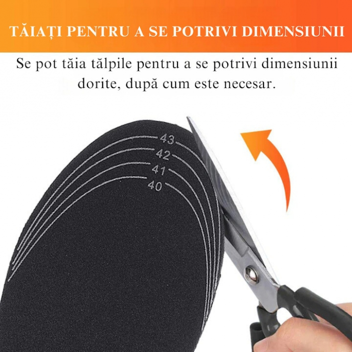 Branturi incalzite pentru incaltaminte VarioShop®, Impermeabile, Confortabile, Rezistente, Temperatura Incalzire max. 55°C, Alimentare prin USB, Marimea 35 - 40, Negru [8]