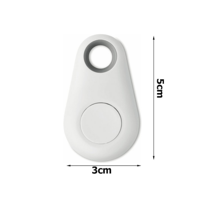 Breloc anti-pierdere cu Bluetooth pentru chei VarioShop®, localizator obiecte, declansator foto, alarma anti-pierdere, compatibil Android & iOS, aplicatie iSearching, Alb [6]