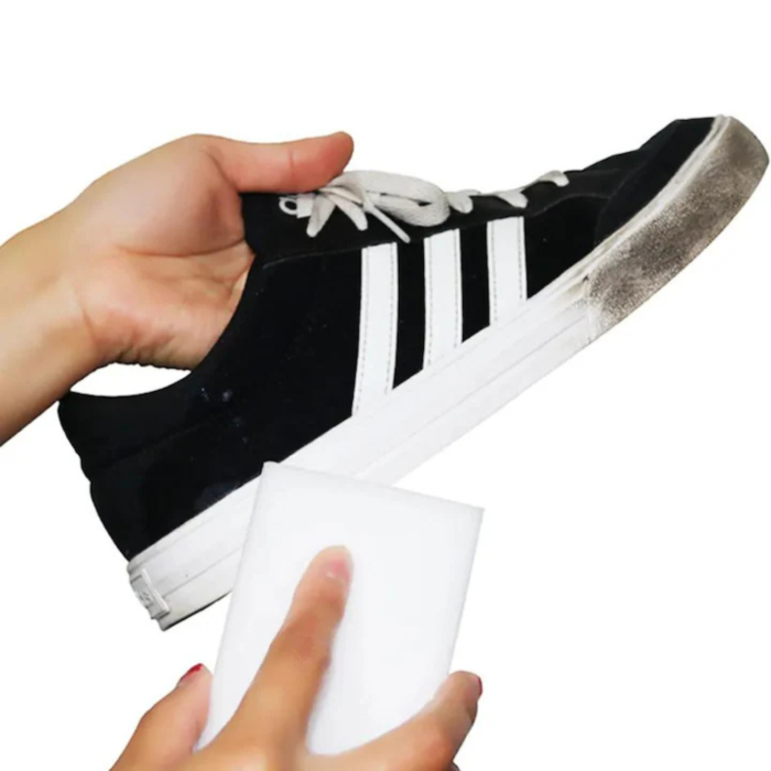 Burete magic VarioShop®, pentru curatarea murdariei fara detergenti, eficienta ridicata, utilizare versatila, diverse suprafete, din melamina, 10 x 7 cm, Alb [7]