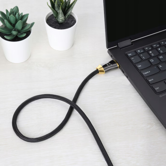 Cablu HDMI 2.1 VarioShop®, 48Gbps 8K 60Hz, 4K 120Hz, compatibilitate universala, plug-and-play, pentru monitor, proiector, televizor, laptop, lungime 1.5 m, Negru [9]