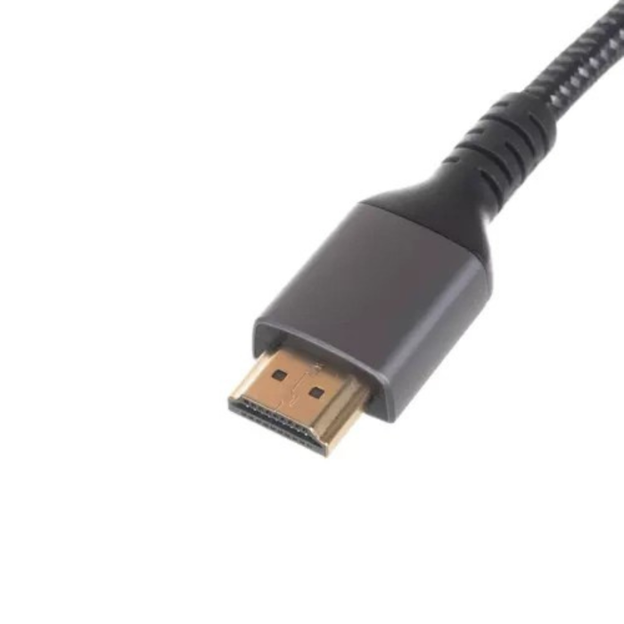 Cablu HDMI 2.1 VarioShop®, tehnologie Plug and Play, 4K, 8K, 7680 x 4320, 48 Gbps, 2m, Gri/Negru [7]