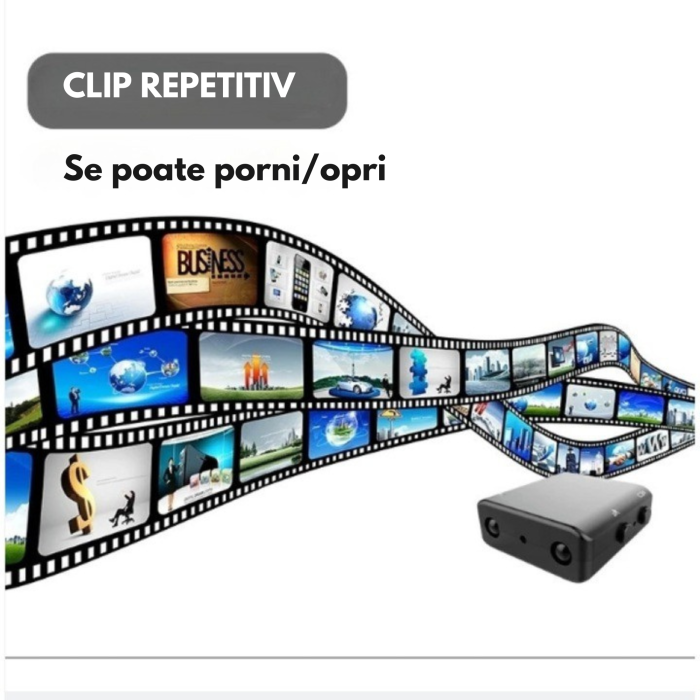 Camera digitala multifunctionala Full HD cu WiFi VarioShop®, viziune nocturna si detectare miscare, mini-camera de supraveghere pentru interior, conectare prin aplicatie, slot microSD, 2.9 x 2.9 x 1.1 [7]