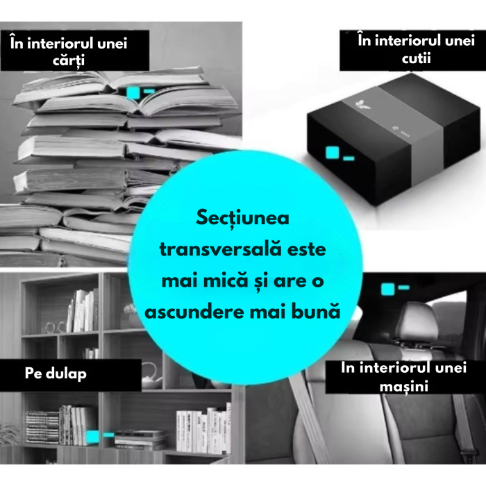 Camera digitala multifunctionala Full HD cu WiFi VarioShop®, viziune nocturna si detectare miscare, mini-camera de supraveghere pentru interior, conectare prin aplicatie, slot microSD, 2.9 x 2.9 x 1.1 [4]