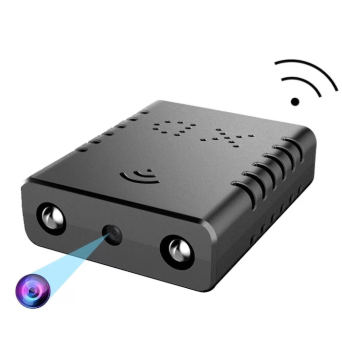 Camera digitala multifunctionala Full HD cu WiFi VarioShop®, viziune nocturna si detectare miscare, mini-camera de supraveghere pentru interior, conectare prin aplicatie, slot microSD, 2.9 x 2.9 x 1.1 [8]