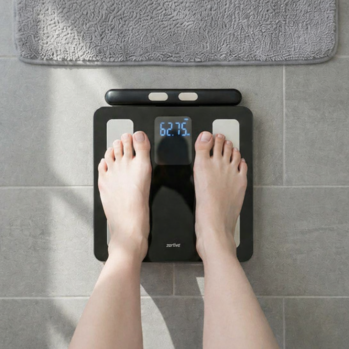 Cantar Analitic Smart VarioShop Premium Bluetooth IMC Grasime Corporala Masa Musculara 8 Electrozi WiFi LCD 180kg [4]