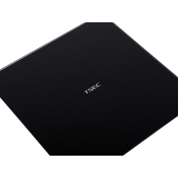 Cantar electronic de baie cu display LCD VarioShop®, din sticla securizata, functie SMART, conectare prin aplicatie, capacitate 180 kg, design modern, 28 x 28 x 2.5 cm, Negru [5]