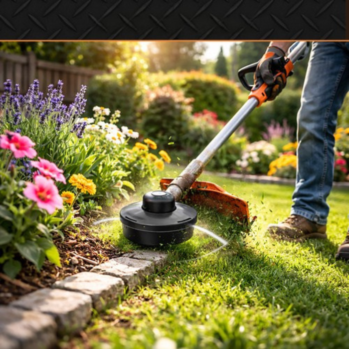 Cap de tuns semiautomat pentru motocoasa pe benzina, sistem BUMP TO FEED, compatibil majoritatea trimmerelor, fir 2.4 mm inclus  [3]