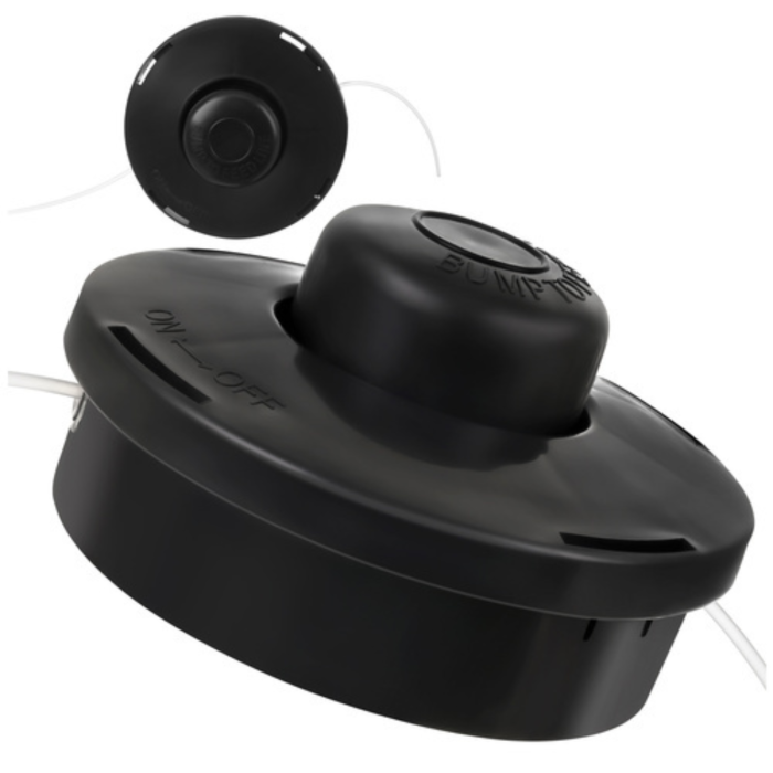 Cap de tuns semiautomat pentru motocoasa pe benzina, sistem BUMP TO FEED, compatibil majoritatea trimmerelor, fir 2.4 mm inclus  [7]