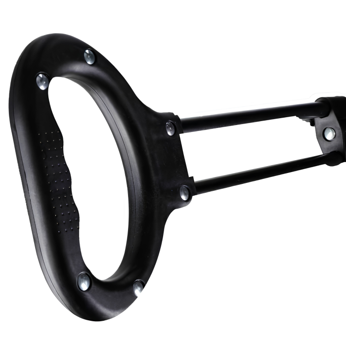 Carucior pliabil transport VarioShop®, pentru plaja, camping si cumparaturi, cos incapator impermeabil, capacitate 100 L, sarcina 100 kg, negru [12]