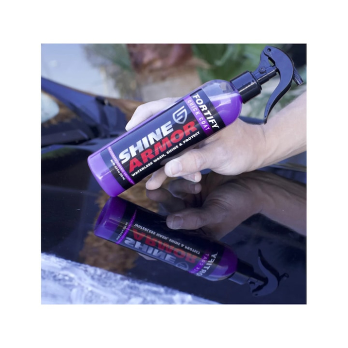 Ceara ceramica auto si laveta VarioShop®, cu efect hidrofob si protectie UV, spray profesional pentru caroserie, stralucire intensa, revitalizare culoare, mascare microzgarieturi, 230 ml [6]
