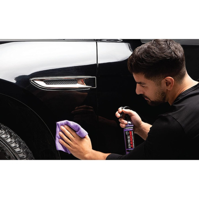 Ceara ceramica auto si laveta VarioShop®, cu efect hidrofob si protectie UV, spray profesional pentru caroserie, stralucire intensa, revitalizare culoare, mascare microzgarieturi, 230 ml [3]