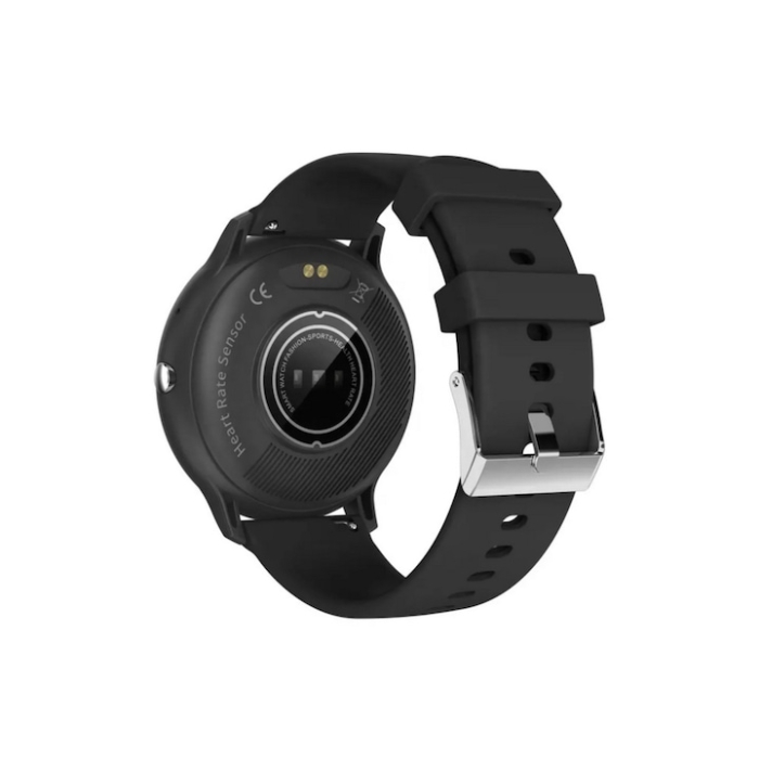 Ceas inteligent multifunctional VarioShop®, Bluetooth, ecran tactil 1.8”, apeluri si notificari, monitorizare puls, somn si oxigen, unisex, curea silicon, negru [8]