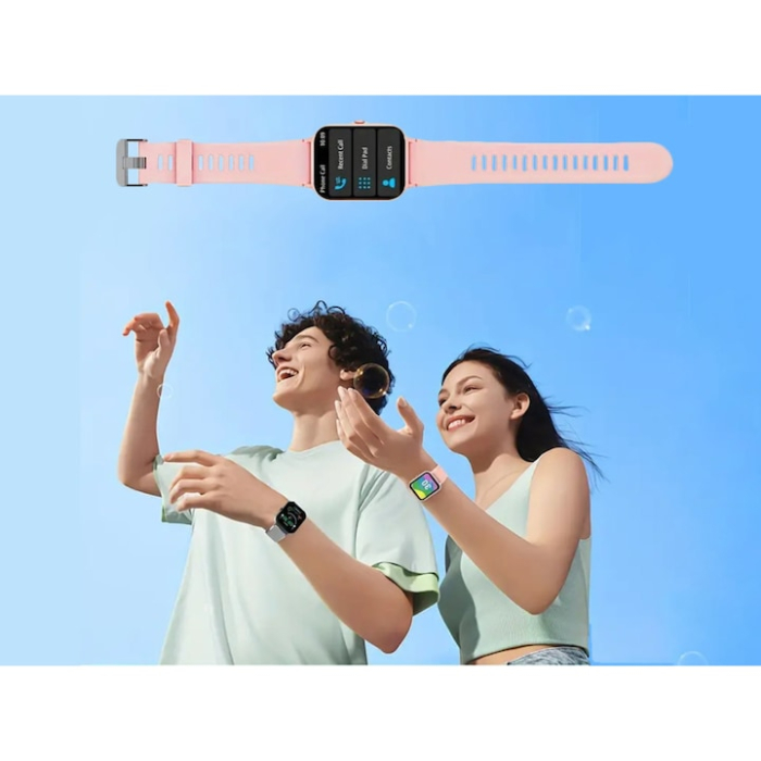 Ceas inteligent multifunctional VarioShop®, cu ecran tactil, monitorizare sanatate, 20 moduri sportive, notificari apeluri si mesaje, curea din silicon, unisex, autonomie 5-7 zile, verde [13]