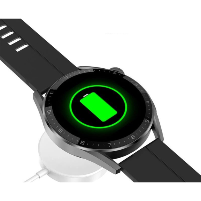 Ceas Smart VarioShop®, Bluetooth HD, ECG, Ritm Cardiac 24/7, Fitness Tracker Multi-Sport, Ecran 1.78″ 4D, Curea Metalica/Silicon, Negru [5]