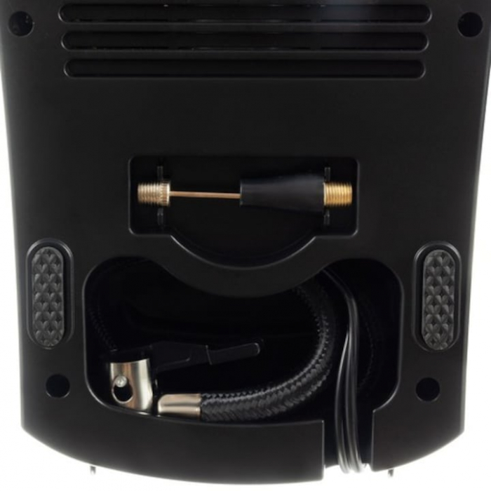Compresor auto 12V VarioShop®, Ideal pentru umflarea tuturor tipurilor de anvelope auto, motociclete, biciclete, mingi, saltele, cu afisaj led, manometrul electronic si lumina, furtun de aer 47 cm lun [11]