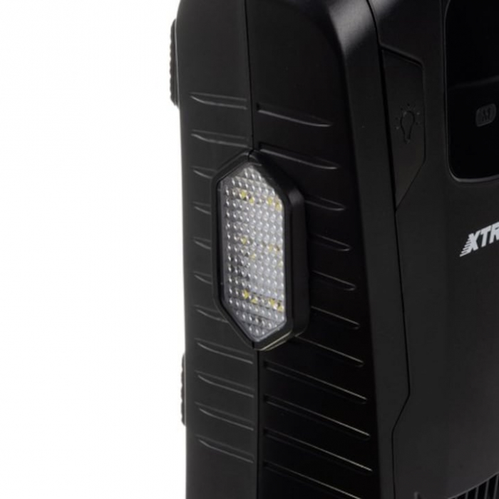 Compresor auto 12V VarioShop®, Ideal pentru umflarea tuturor tipurilor de anvelope auto, motociclete, biciclete, mingi, saltele, cu afisaj led, manometrul electronic si lumina, furtun de aer 47 cm lun [13]