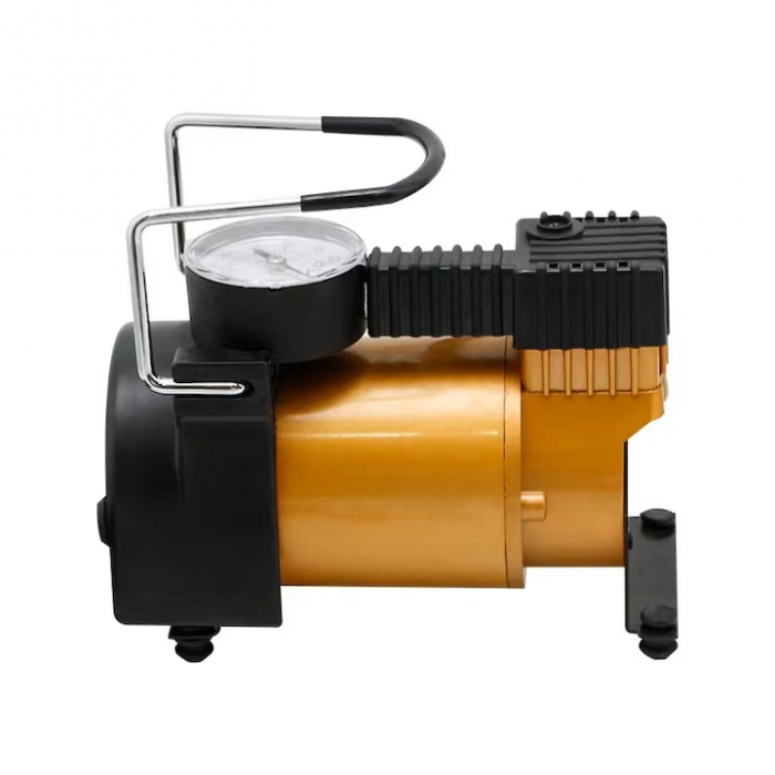 Compresor auto portabil VarioShop®, 12V, 150 PSI, 10 BAR, cu manometru si accesorii pentru umflat roti, mingi si saltele gonflabile, 16 x 15 cm [19]