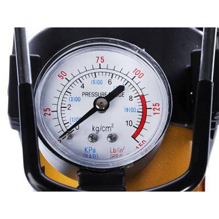 Compresor auto portabil VarioShop®, 12V, 150 PSI, 10 BAR, cu manometru si accesorii pentru umflat roti, mingi si saltele gonflabile, 16 x 15 cm [15]