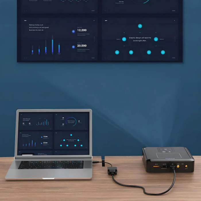 Convertor HDMI la VGA VarioShop®, unidirectional, suport HDPC, cablu adaptor audio si video, adaptor digital in analog pentru laptop, PC, proiector, receiver TV, PS3, 20 cm, Negru [8]