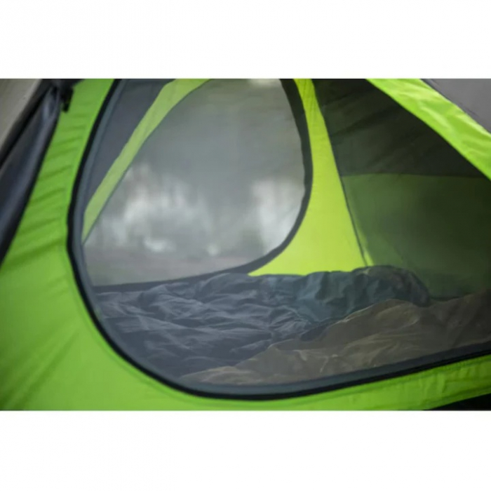 Cort de camping pentru 2 persoane VarioShop®, Impermeabil, Usor de Montat, Ventilat si Compact, Ideal pentru Drumetii si Excursii, Negru/Verde [11]