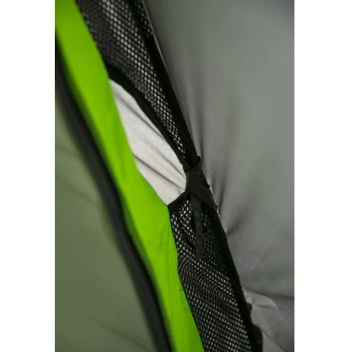 Cort de camping pentru 2 persoane VarioShop®, Impermeabil, Usor de Montat, Ventilat si Compact, Ideal pentru Drumetii si Excursii, Negru/Verde [9]