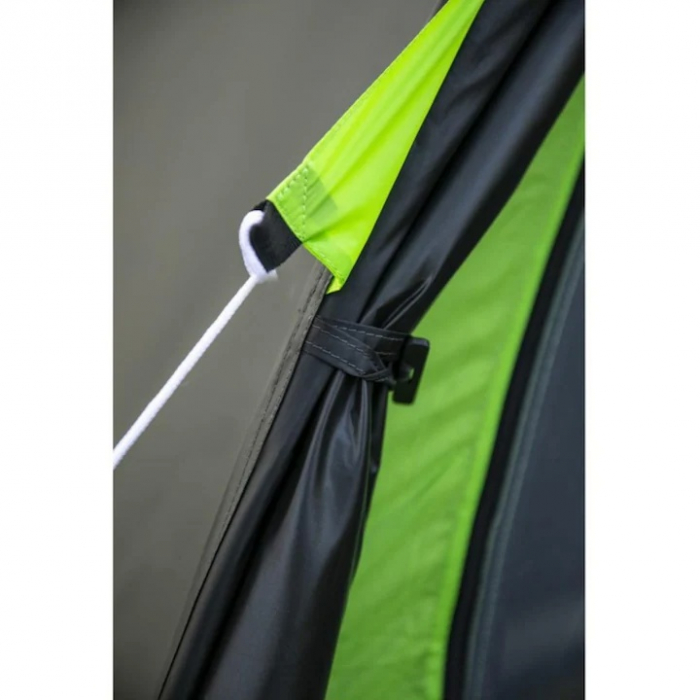 Cort de camping pentru 2 persoane VarioShop®, Impermeabil, Usor de Montat, Ventilat si Compact, Ideal pentru Drumetii si Excursii, Negru/Verde [16]