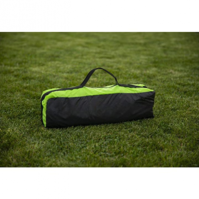 Cort de camping pentru 2 persoane VarioShop®, Impermeabil, Usor de Montat, Ventilat si Compact, Ideal pentru Drumetii si Excursii, Negru/Verde [5]