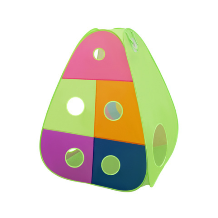 Cort de joaca pentru copii 5 in 1 VarioShop®, cu 3 corturi, 2 tuneluri, piscina cu 100 de bile si geanta de transport, 517 cm, multicolor [8]
