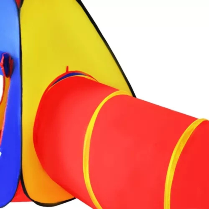 Cort multifunctional 3 in 1 pentru copii VarioShop®, tunel si casuta pliabila pentru casa si gradina, material rezistent, usor de montat, Multicolor [13]