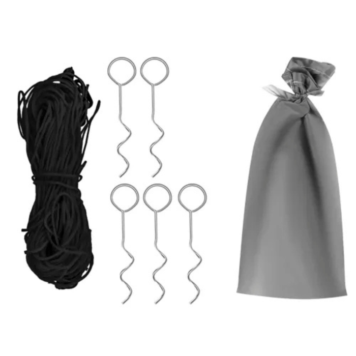 Cort plaja semideschis, VarioShop®, montare rapida POP-UP, protectie UV si rezistent la vant, 190 x 86 x 120 cm, Alb/Turcoaz [8]