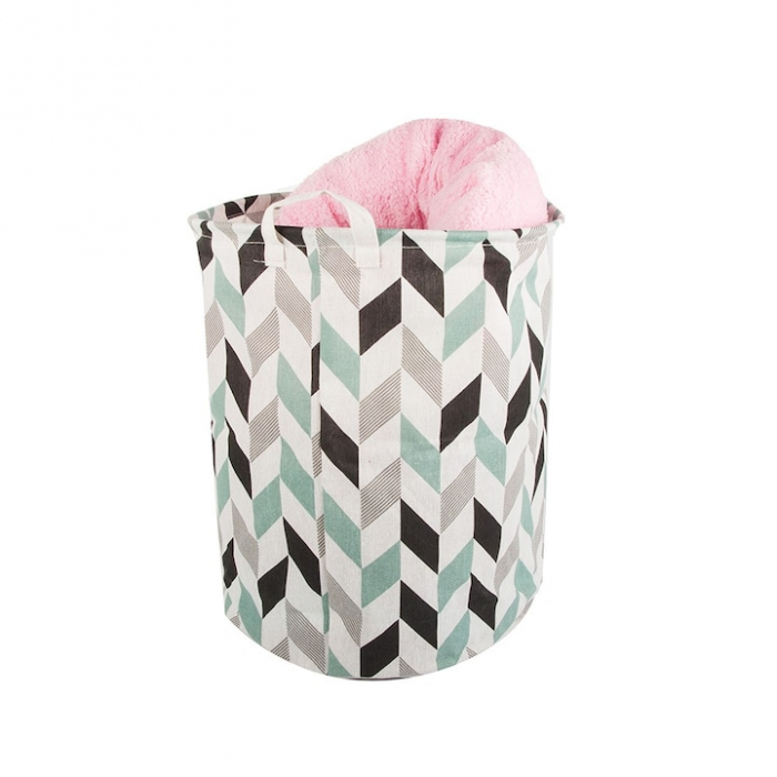 Cos Depozitare pentru Jucarii sau Haine VarioShop®, Capacitate 45 L, Marime XL, Pliabil, Manere pentru Transport, 40 x 35 cm, Multicolor [11]