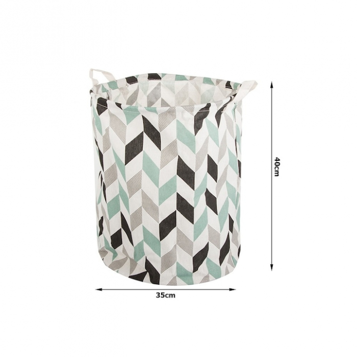 Cos Depozitare pentru Jucarii sau Haine VarioShop®, Capacitate 45 L, Marime XL, Pliabil, Manere pentru Transport, 40 x 35 cm, Multicolor [2]