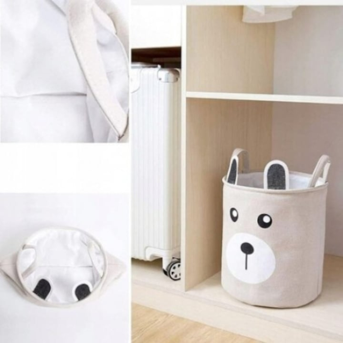 Cos pliabil pentru depozitare VarioShop®, ideal pentru depozitarea jucariilor, lenjeriei de pat, hainelor, din bumbac, capacitate 45L, 40 x 33 cm [6]