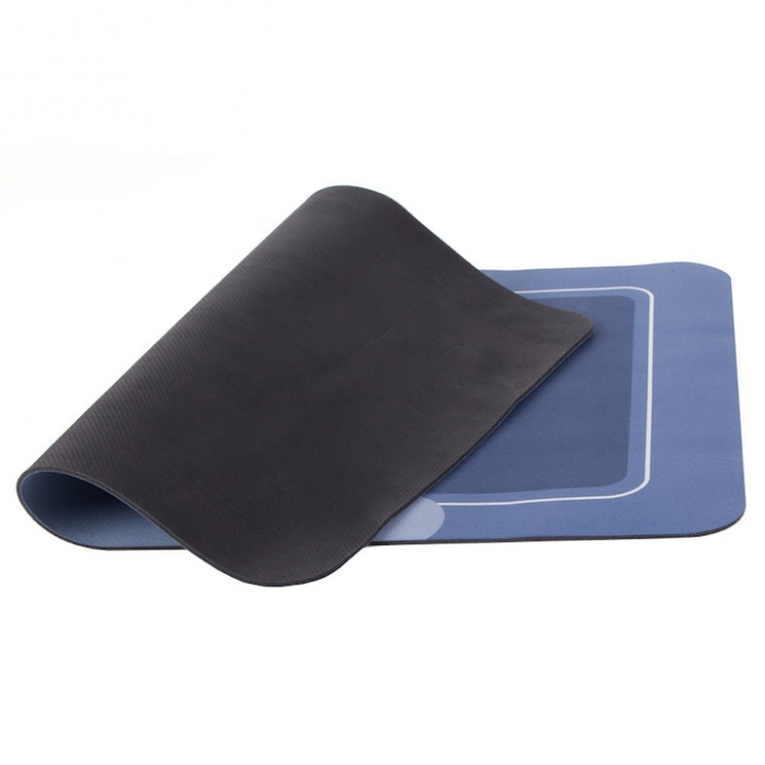 Covor de baie antiderapant VarioShop®, substrat absorbant, uscare rapida, usor de curatat, dimensiune 58 x 38 cm, Albastru [12]