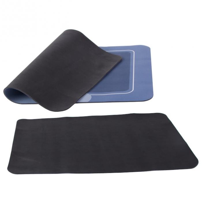 Covor de baie antiderapant VarioShop®, substrat absorbant, uscare rapida, usor de curatat, dimensiune 58 x 38 cm, Albastru [16]