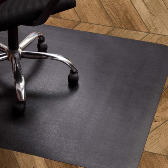 Covoras de Protectie pentru Pardoseala VarioShop®, Contra Zgarieturilor, Mutifunctional, 2 Fete Lucios/Mat, Dimensiuni 130 x 90 cm, Grosime 0.5 mm, Negru [3]