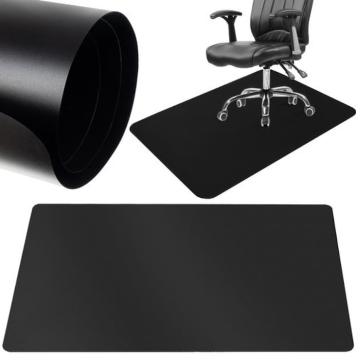 Covoras de Protectie pentru Pardoseala VarioShop®, Contra Zgarieturilor, Mutifunctional, 2 Fete Lucios/Mat, Dimensiuni 140 x 100 cm, Grosime 0.5 mm, Negru [5]