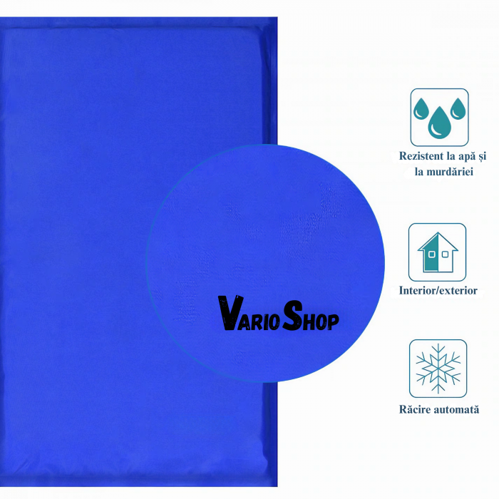 Covoras de Racire pentru Animale de Companie, VarioShop®, pentru Podea, Canapea, Masina, Impermeabil, Non-toxic, Rezistent la Uzura, 65 x 50cm, Albastru marin [8]