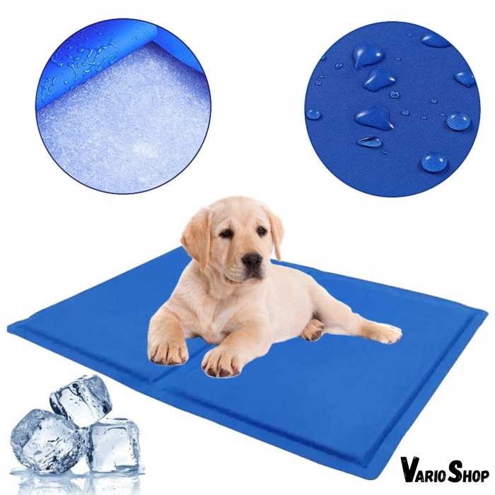 Covoras de Racire pentru Animale de Companie, VarioShop®, pentru Podea, Canapea, Masina, Impermeabil, Non-toxic, Rezistent la Uzura, 65 x 50cm, Albastru marin [50]