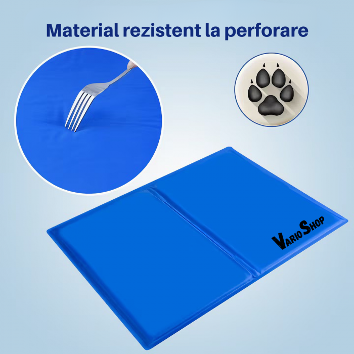 Covoras de Racire pentru Animale de Companie, VarioShop®, pentru Podea, Canapea, Masina, Impermeabil, Non-toxic, Rezistent la Uzura, 65 x 50cm, Albastru marin [46]