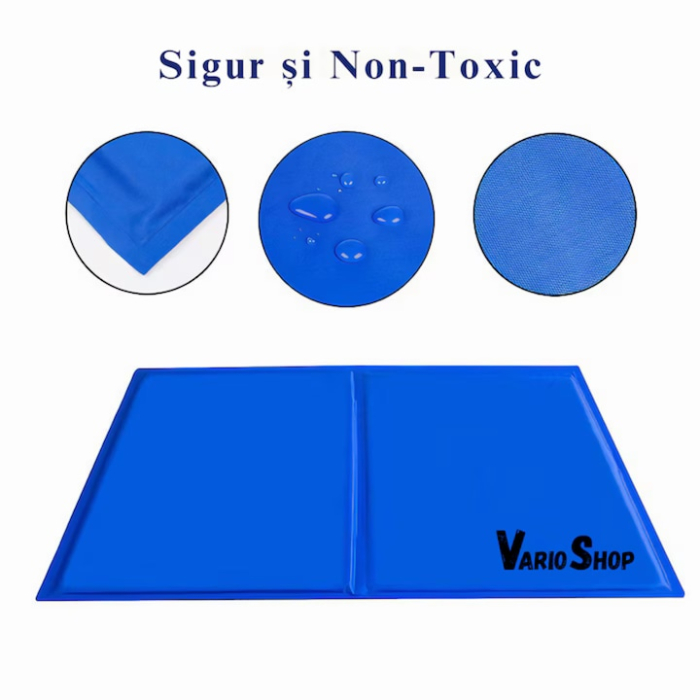 Covoras de Racire pentru Animale de Companie, VarioShop®, pentru Podea, Canapea, Masina, Impermeabil, Non-toxic, Rezistent la Uzura, 90 x 50cm, Albastru [14]