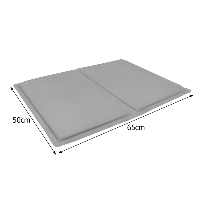 Covoras de racire pentru animale de companie VarioShop®, pentru podea, canapea, masina, pliabil, impermeabil, usor de curatat, 65x50 cm, gri [4]